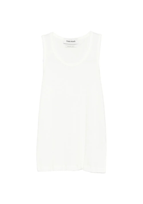 TONYWACK ribbed top - White