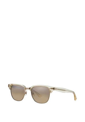 Garrett Leight round-frame sunglasses - Neutrals