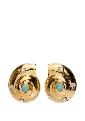 Lizzie Fortunato Nautilus stud earrings - Gold