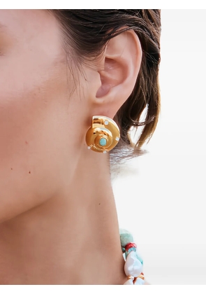 Lizzie Fortunato Nautilus stud earrings - Gold