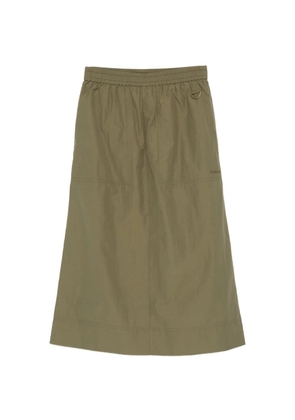 Barbour elasticated-waistband skirt - Green
