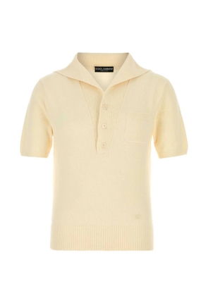 Dolce & Gabbana buttoned polo shirt - Neutrals