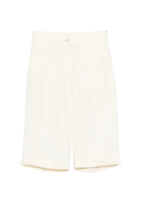 Antonelli button roll-up shorts - Neutrals