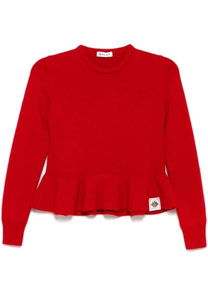 Bally crew-neck jumper - Red