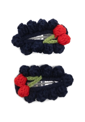 Stine Goya cherry hair clip - Blue