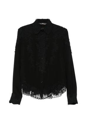 Ermanno Scervino lace black shirt