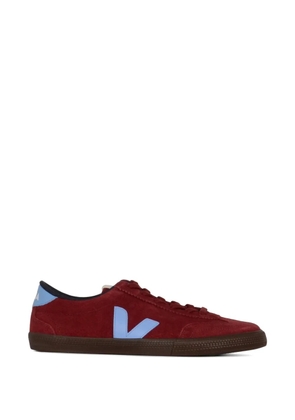 VEJA Volley logo suede sneakers - Red