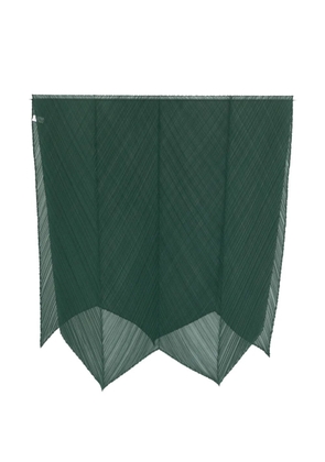 Pleats Please Issey Miyake pleated scarf - Green