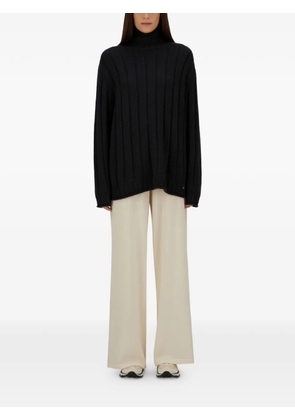 Herno ribbed high-neck sweater - Black