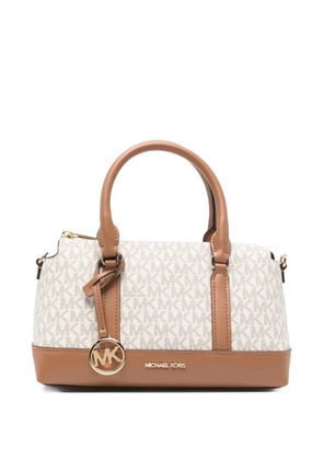 Michael Kors small Andie logo-charm tote bag - Neutrals