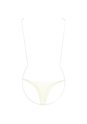 Isa Boulder plain bikini bottom - Neutrals