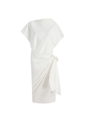 KHAITE Fray dress - White