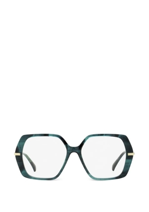 Max Mara Eyewear geometric metal optical frames - Green