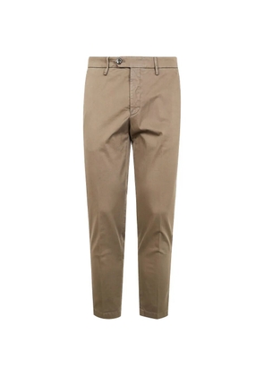 michael coal gabardine trousers - Neutrals
