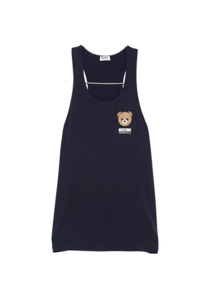 Moschino motif vest - Blue