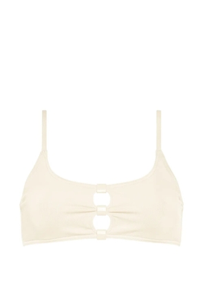 ERES cutout bloom bikini top - Neutrals
