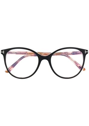 TOM FORD Eyewear FT5742B round-frame glasses - Brown