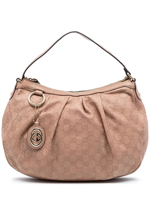 Gucci Pre-Owned 2016-2026 Medium Guccissima Sukey shoulder bag - Brown