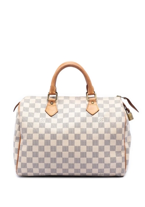 Louis Vuitton Pre-Owned 2012 Damier Azur Speedy 30 boston bag - White