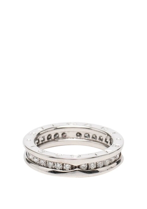 Bvlgari Pre-Owned 2021-2026 18K White Gold and Diamond B.Zero1 One Band ring - Silver