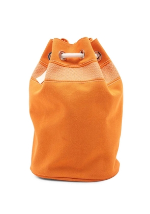 Hermès Pre-Owned 2010-2026 Toile Sac Marin Recif MM bucket bag - Orange