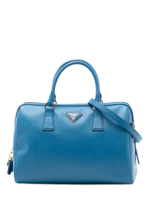 Prada Pre-Owned 2010-2026 Saffiano Lux Boston Bag satchel - Blue