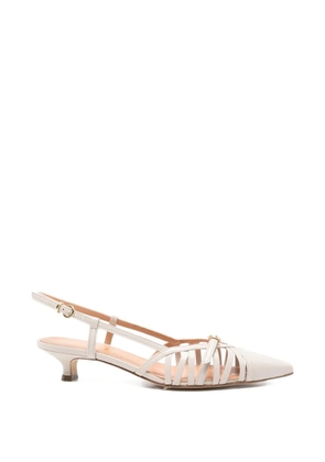 The Seller slingback leather pumps - Neutrals