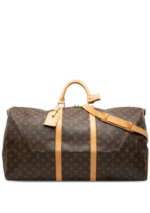 Louis Vuitton Pre-Owned 2000 Monogram Keepall Bandouliere 60 travel bag - Brown