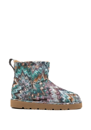 Missoni patterned boots - Blue
