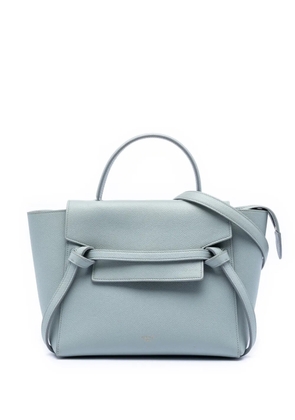 Celine Pre-Owned 2017 Micro Grained Calfskin Belt Bag satchel - Blue