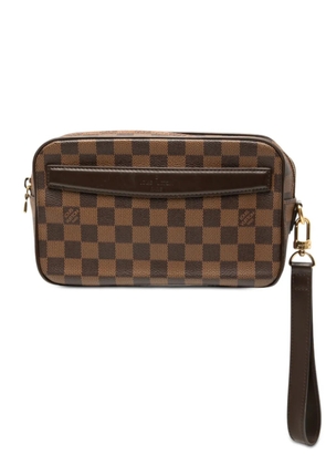 Louis Vuitton Pre-Owned 2013 Damier Ebene Pochette Saint Paul clutch bag - Brown
