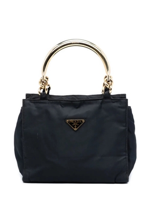 Prada Pre-Owned 2000-2013 Tessuto Metal Handle Bag handbag - Black