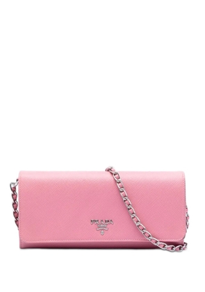 Prada Pre-Owned 2013-2026 Saffiano Wallet On Chain crossbody bag - Pink