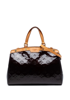 Louis Vuitton Pre-Owned 2012 Monogram Vernis Brea MM satchel - Purple