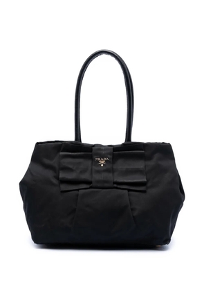 Prada Pre-Owned 2000-2025 Tessuto Fiocco Bow handbag - Black