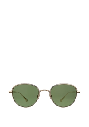Garrett Leight Wells J geometric-frame sunglasses - Gold