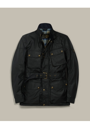 Belstaff Trialmaster Icon Jacket Men's Waxed Cotton Dark Navy Size UK 40