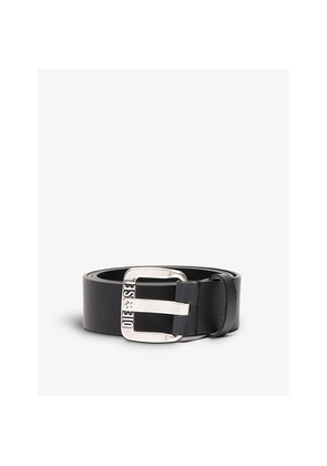 Mens Diesel B-Star II Logo-Embossed Leather Belt