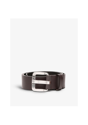 Mens Diesel B-Star Logo-Embossed Leather Belt