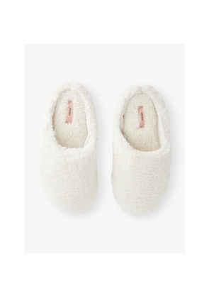 Womens Eberjey Cushioned Faux-Shearling Slippers