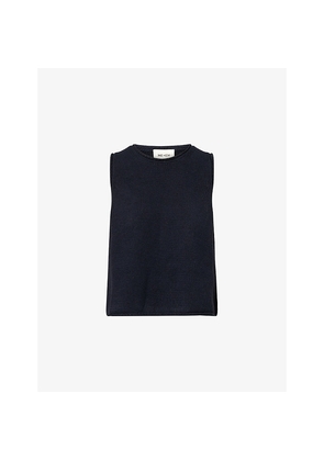 Womens Me And Em Chunky Knit Cotton-Blend Vest