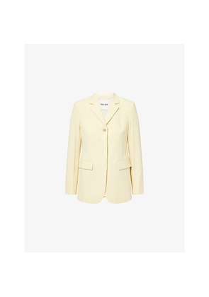 Womens Me And Em Contour Slim-Fit Woven Blazer