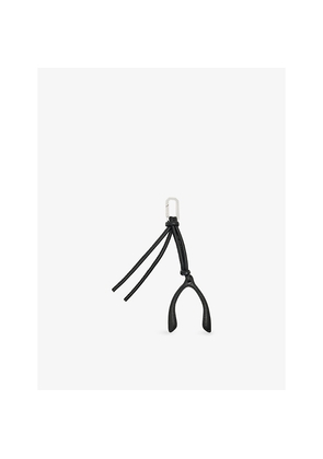 Womens Allsaints Wishbone Leather Keyring