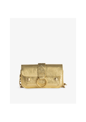 Womens Zadig&Voltaire Kate Branded Leather Wallet Bag