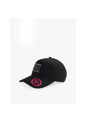 Mens Hugo Brand-Patch Cotton Baseball Cap