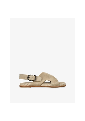 Womens Castaner Philo Open-Toe Suede Sandals