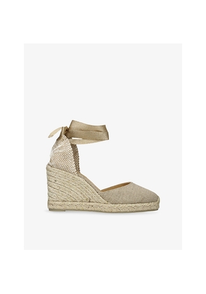 Womens Castaner Carina Canvas Wedge Espadrilles