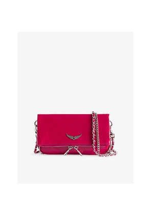 Womens Zadig&Voltaire Rock Nano Leather Clutch Bag