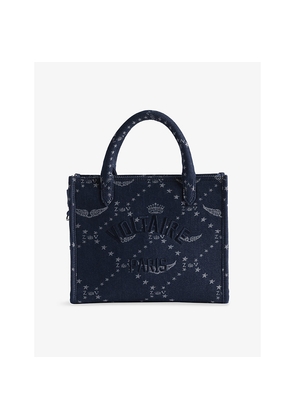 Womens Zadig&Voltaire Angel Branded Denim Tote Bag