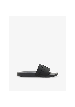 Mens Allsaints Biggy Rubber Slides
